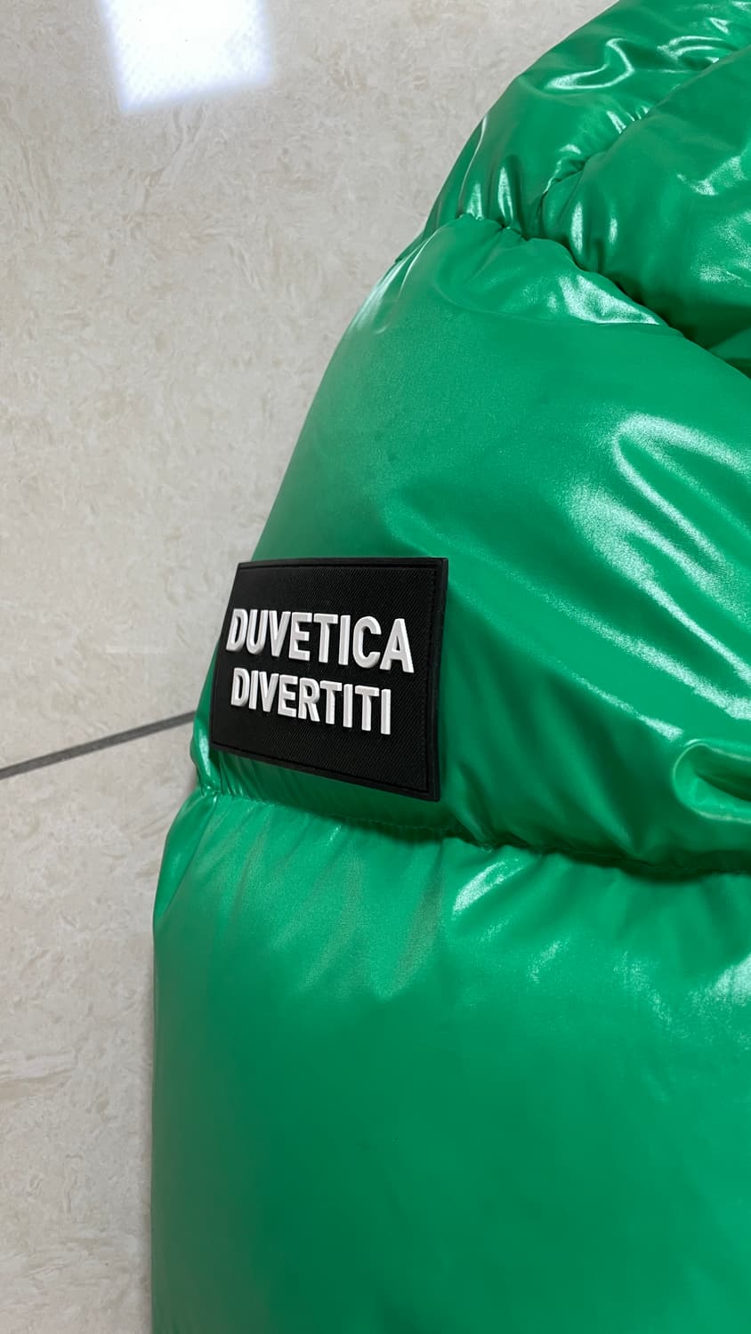 [XL] 듀베티카 디마 구스 다운 패딩 점퍼 그린 상품이미지6