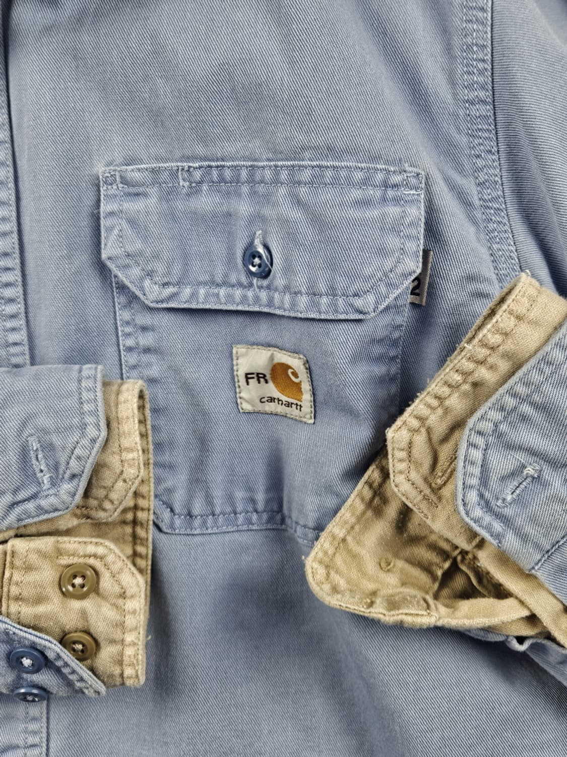 FR칼하트 레이어드 리워크 커스텀 워크 셔츠 ( XL ) / 10644 상품이미지10