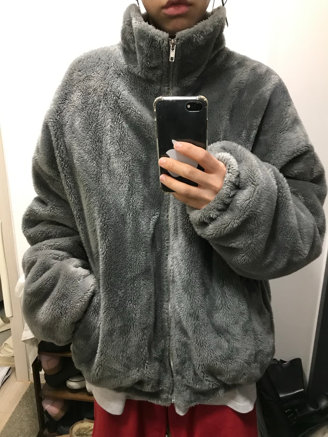 빈티지 보아털 플리스 집업 상품이미지2