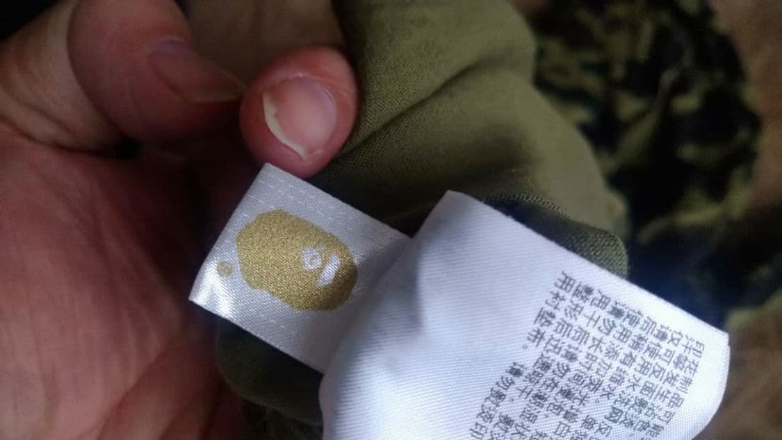 베이프 1ST 카모 컬리지 롱슬리브 티셔츠 상품이미지5