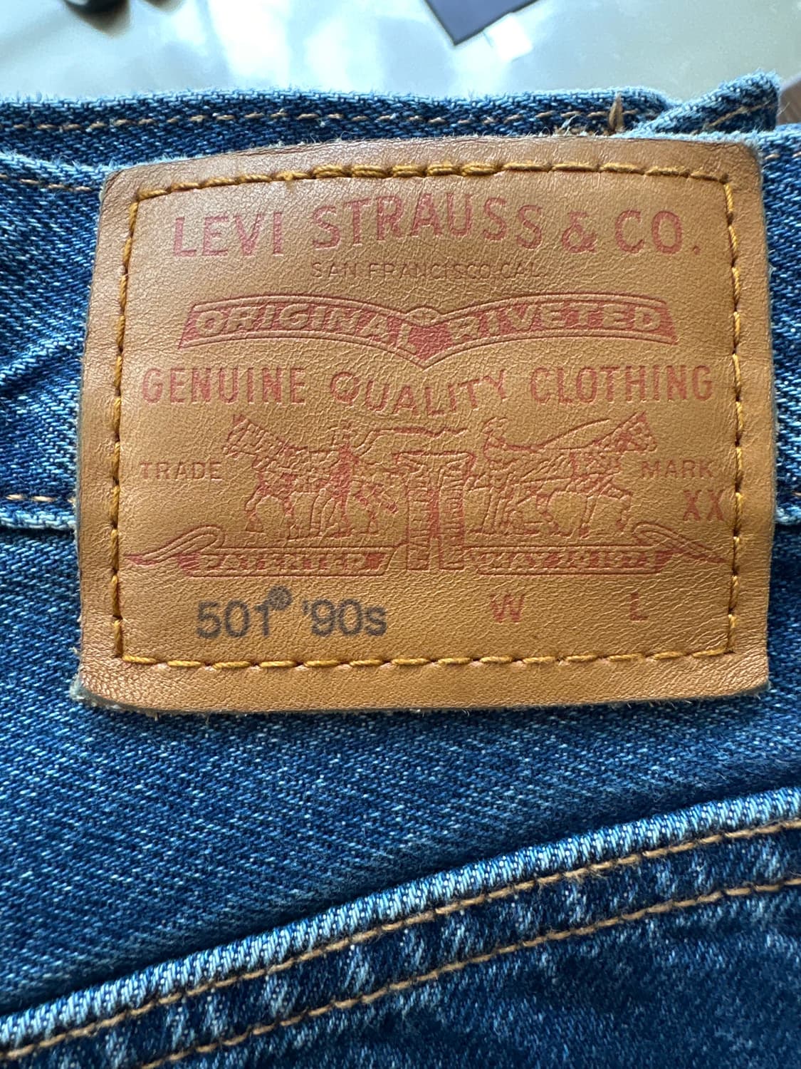 Levi’s Premium 501 ’90s Selvedge Denim 상품이미지5
