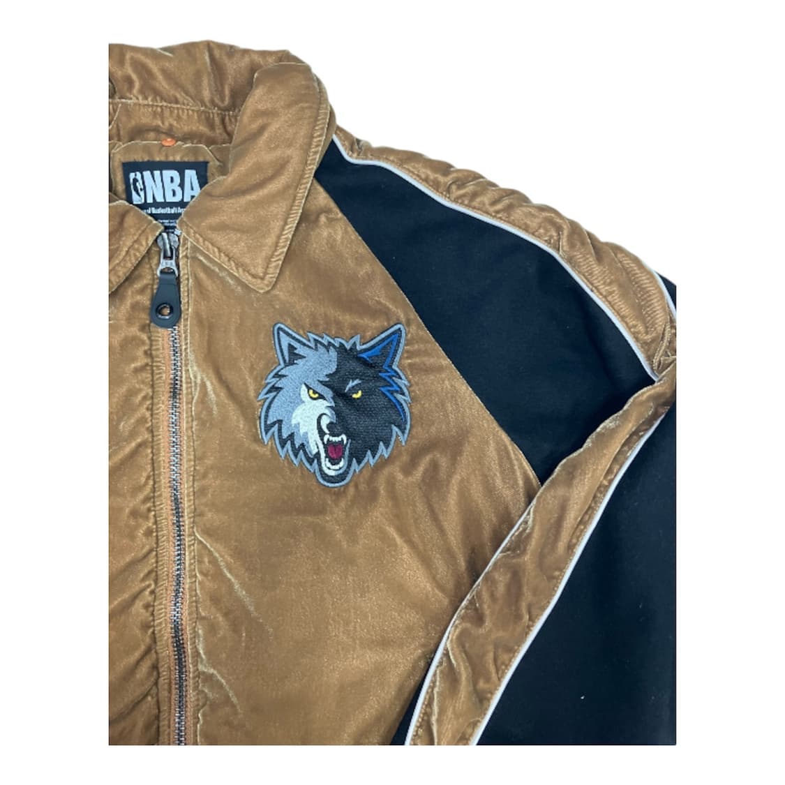 NBA 미네소타 팀버울프 벨벳 자켓 M 상품이미지3