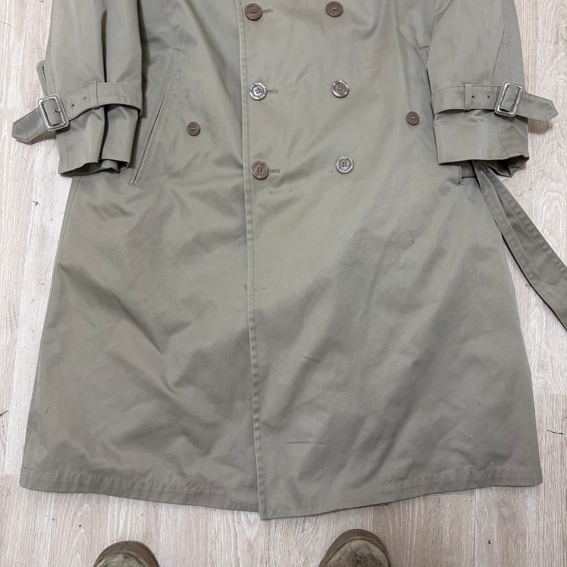 런던포그 안감내피 더플 트렌치코트 L/100  상품이미지4