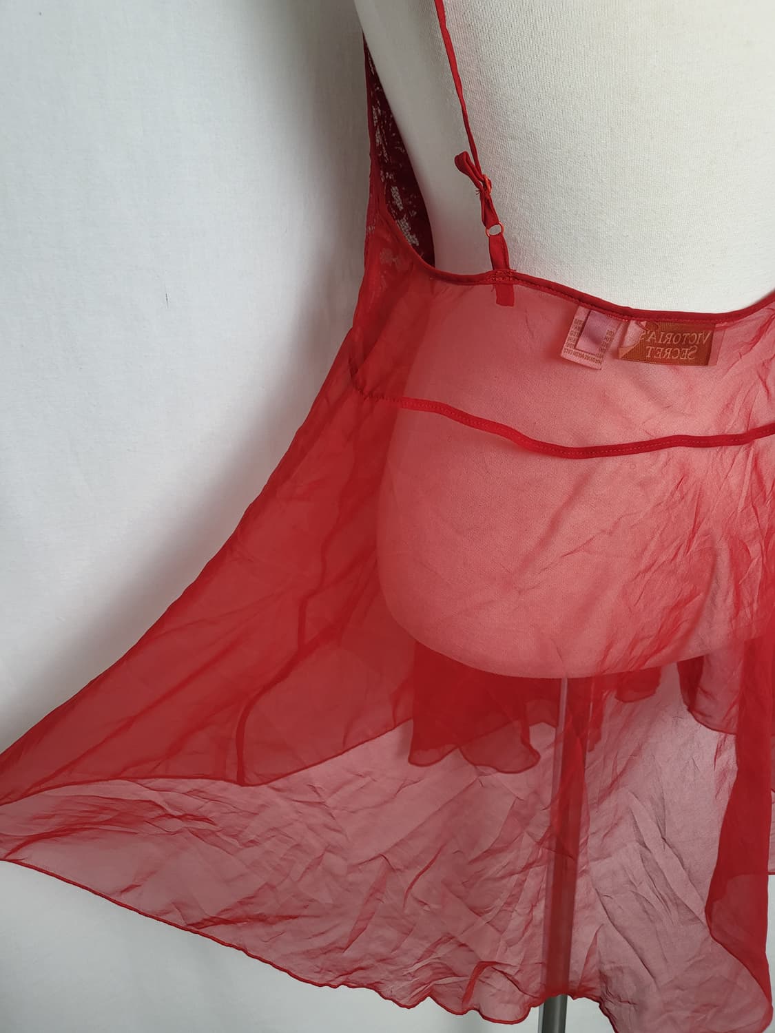 빈티지 레이스 시스루 나시 슬립 상품이미지4