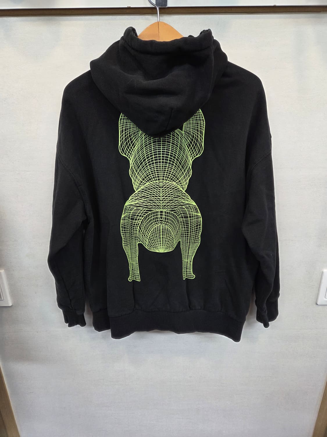 라이프워크 빅라독 형광 후드티 L 상품이미지2