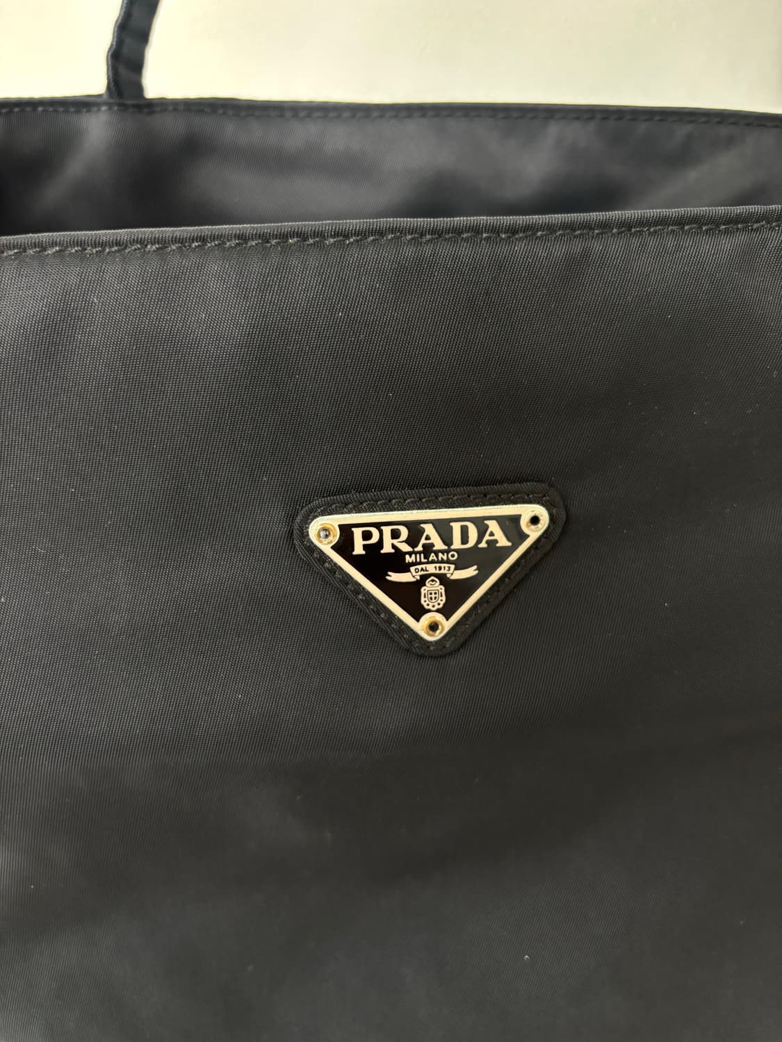 프라다 블랙 나일론 토트백 상품이미지7