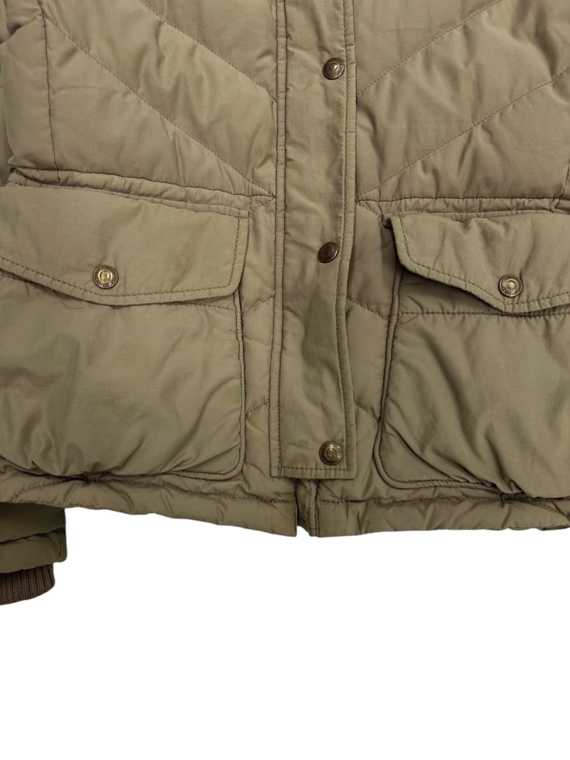 00s 폴로 y2k 덕다운 패딩 베이지 (여성S)  상품이미지5