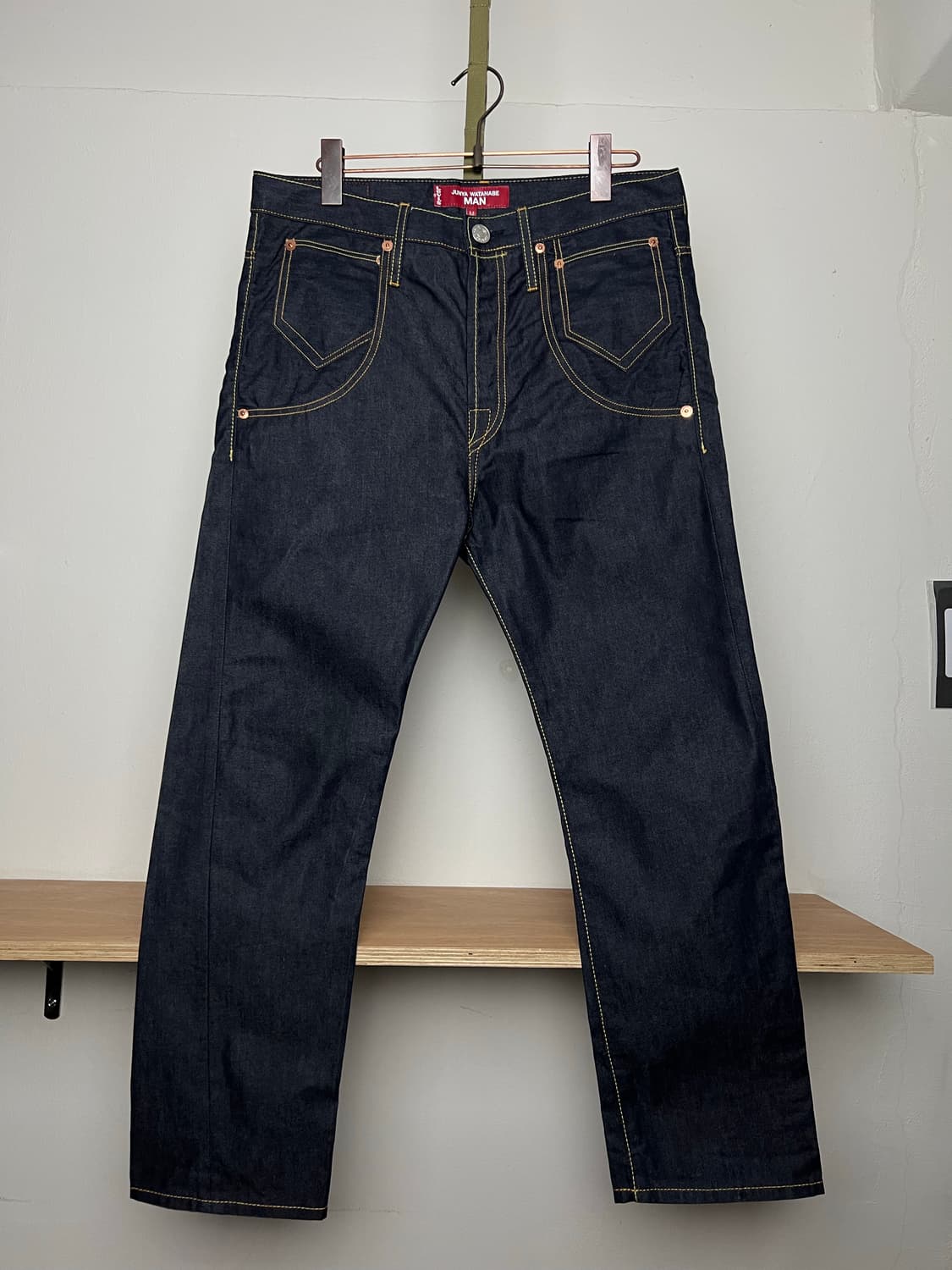 준야와타나베 리바이스 2022FW 그라데이션 포켓 생지 데님 상품이미지2