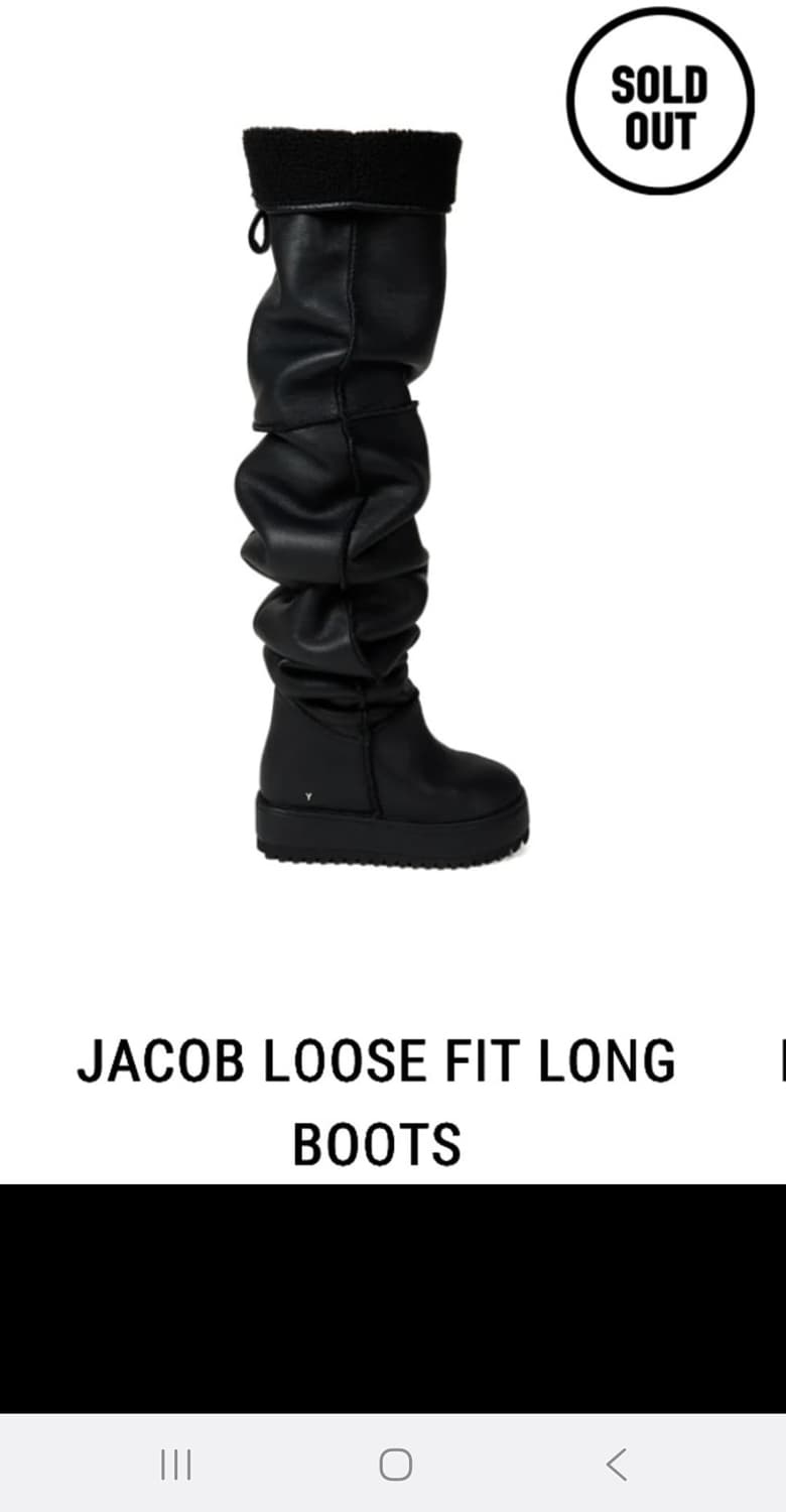 Yello shoes 서울에디션 long boots 상품이미지1