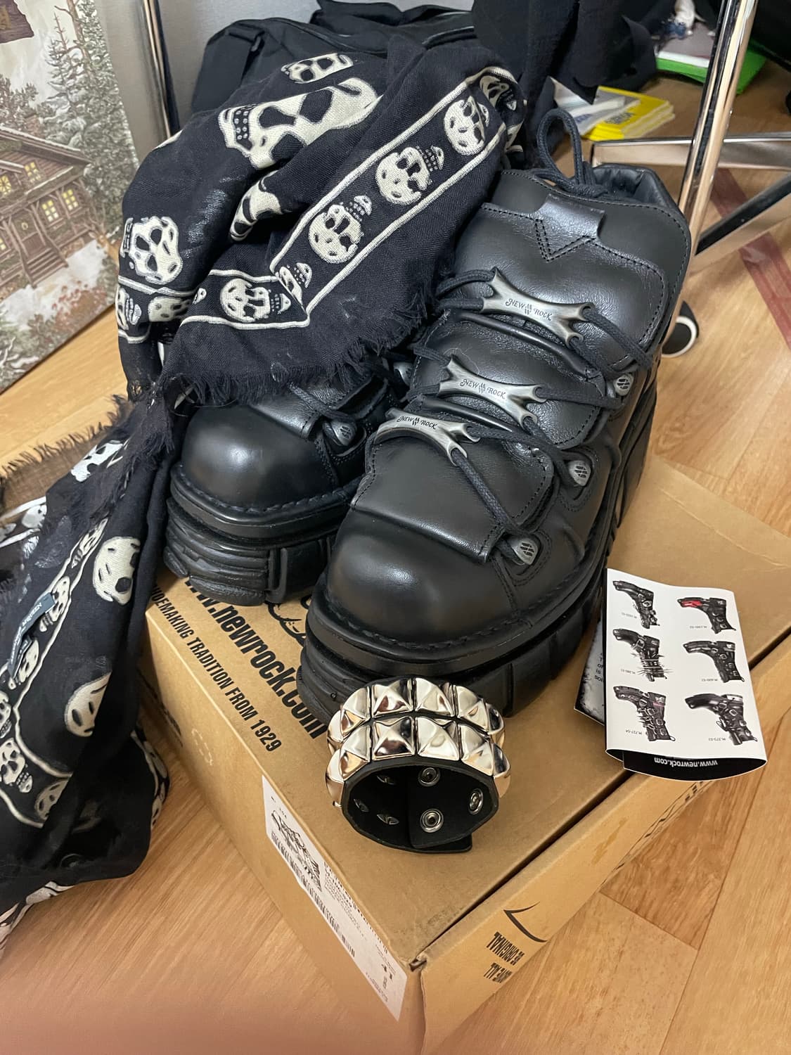 뉴락 플랫폼 슈즈 41사이즈 상품이미지1