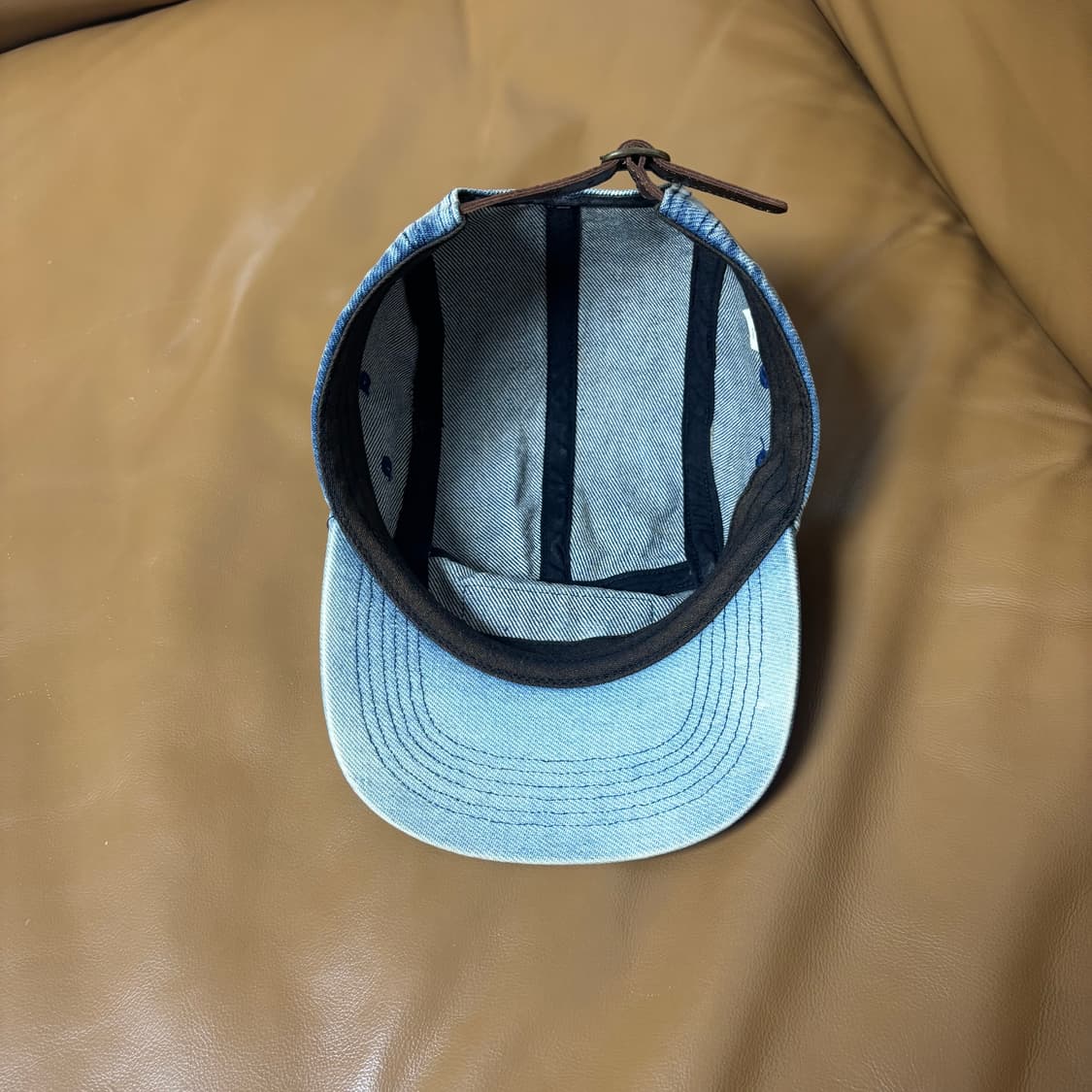 Supreme 슈프림 24ss 워시드 더티 데님 캠프캡 모자 Denim 상품이미지6