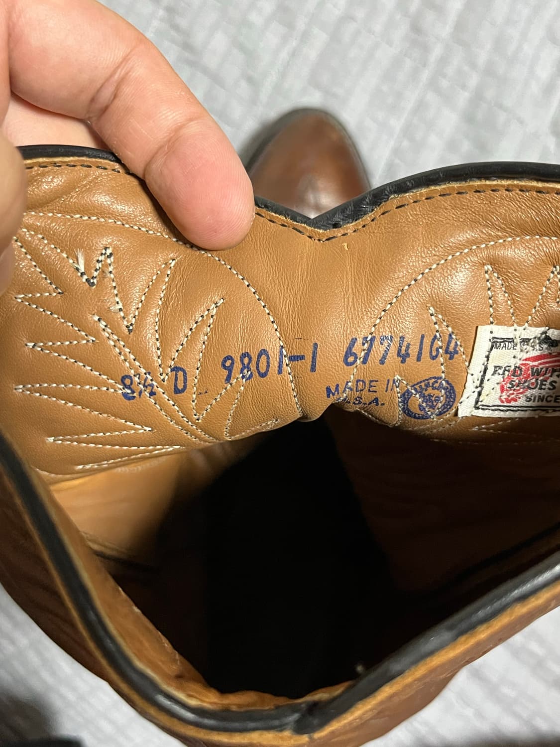 REDWING 레드윙 페코스 웨스턴 부츠 8.5D 사이즈 상품이미지9