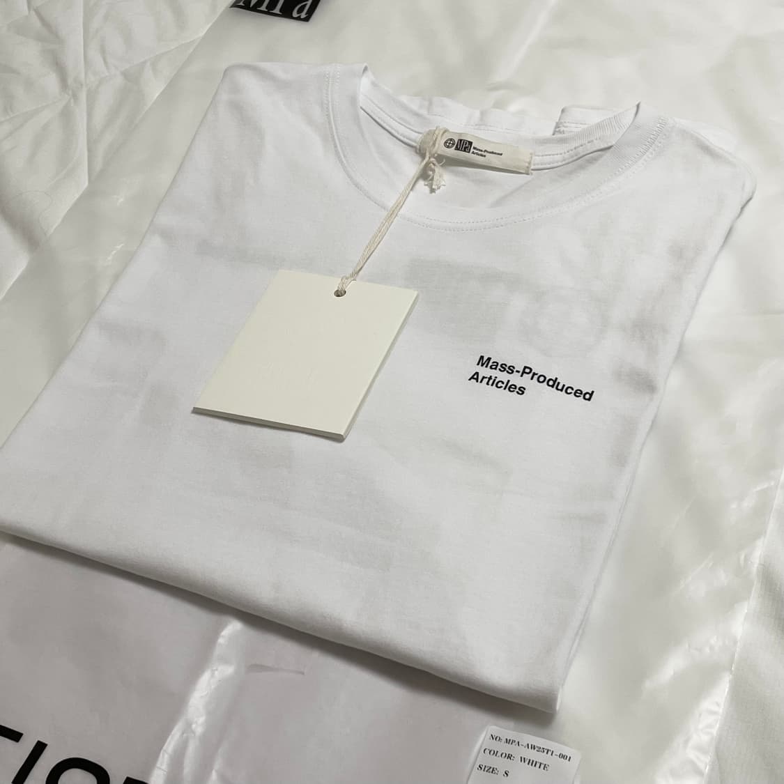 플라스틱 프로덕트 반팔티 MPa T-SHIRT (WHITE) 상품이미지2