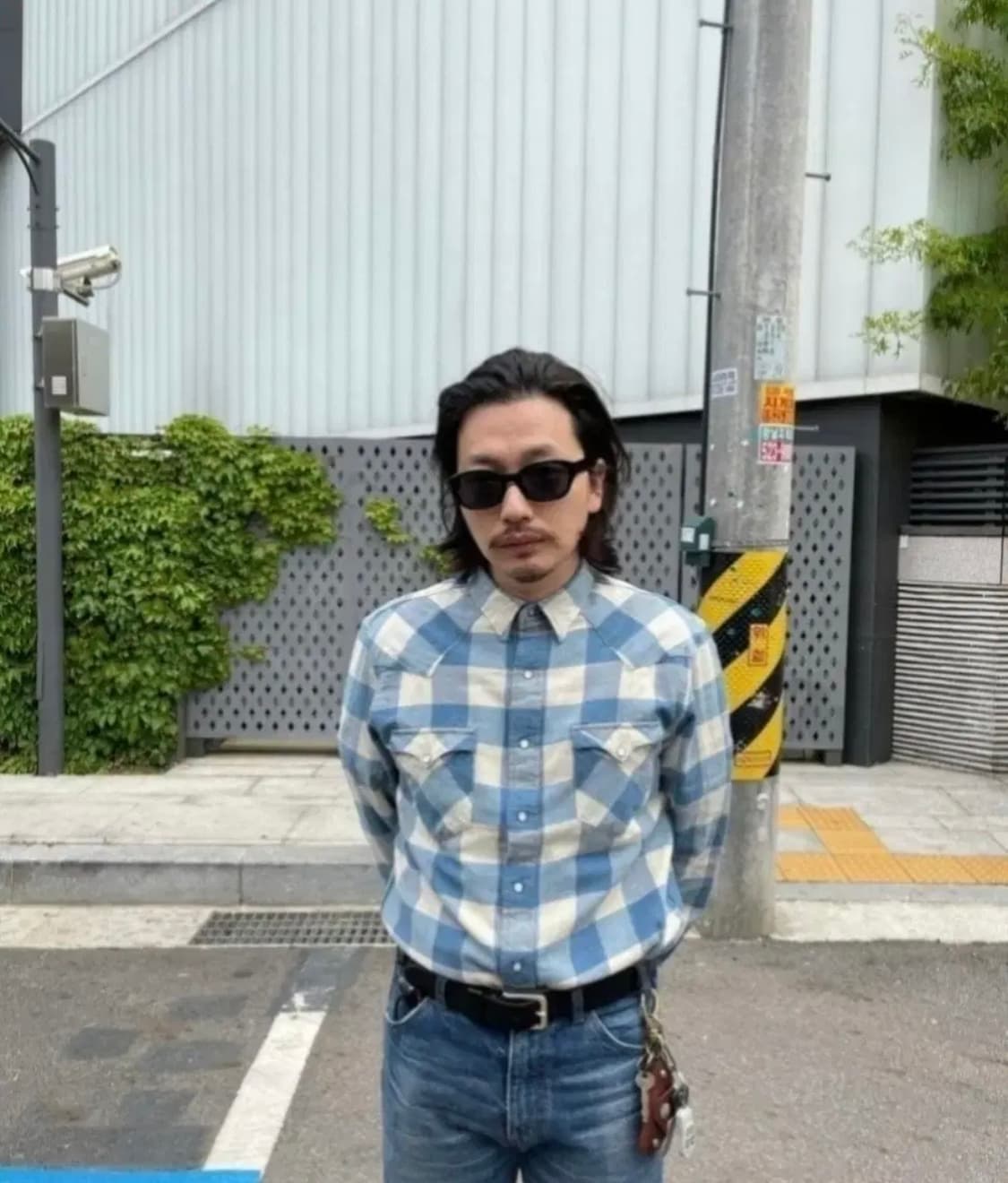 더블알엘 RRL 웨스턴 플래그 셔츠 이동휘 착용 상품이미지1