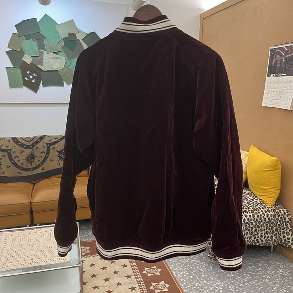 챔피온 레트로 90's 새틴 리버시블 바시티 자켓 L C09949 상품이미지6