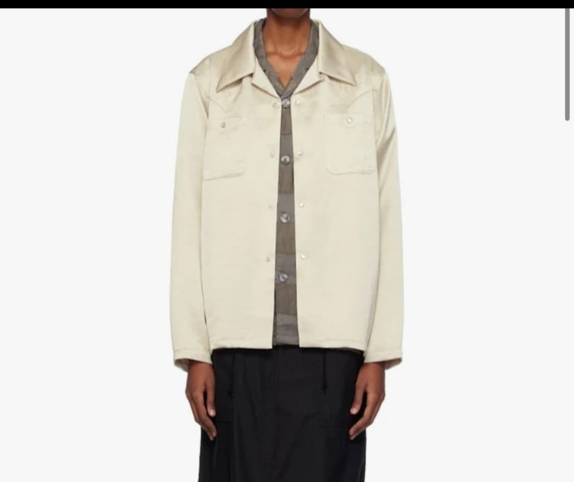 니들스 새틴 웨스턴 셔츠 상품이미지5