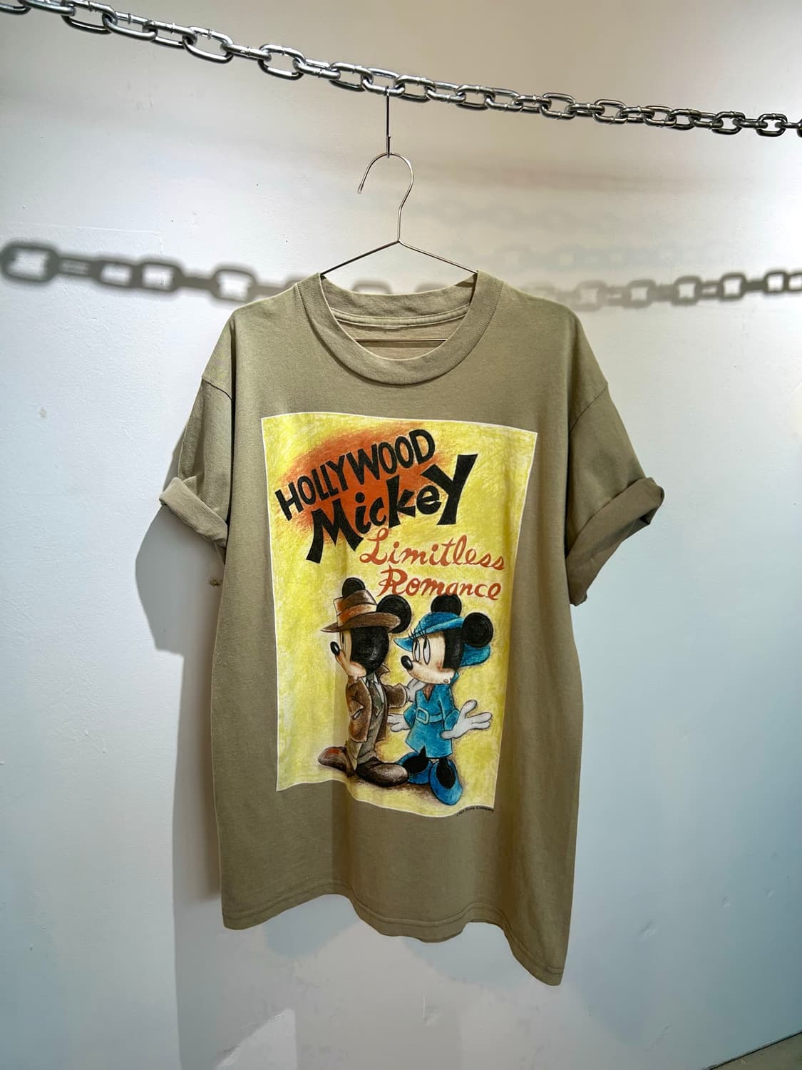 90‘s 썬페이딩 미키 티셔츠 상품이미지1