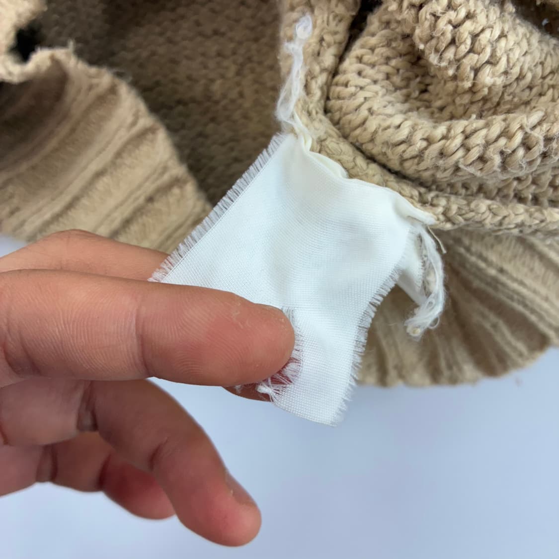 Polo 폴로 랄프로렌 베이지 코튼 라운드 니트 상품이미지5