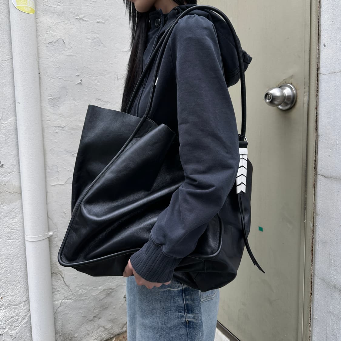 00s 프로엔자 스쿨러 XL 빅 레더 토트백 상품이미지1