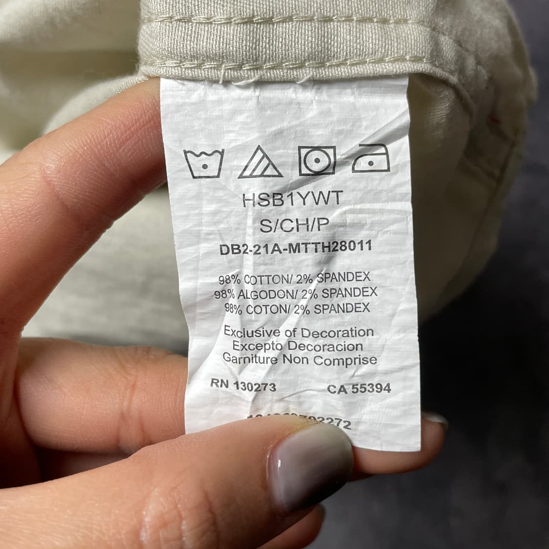 WRANGLER 랭글러 빈티지 아이보리 코튼 워크 반팔 셔츠 A00778 상품이미지10