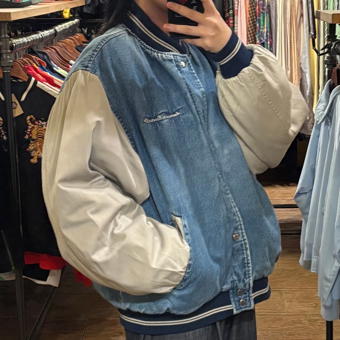[HI] vtg 데님바시티자켓 상품이미지4