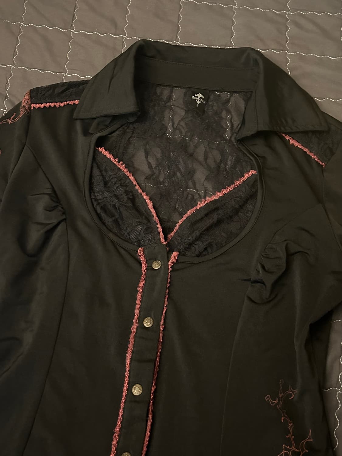 Ozzcroce 오즈온 레이스 셔츠 상품이미지3