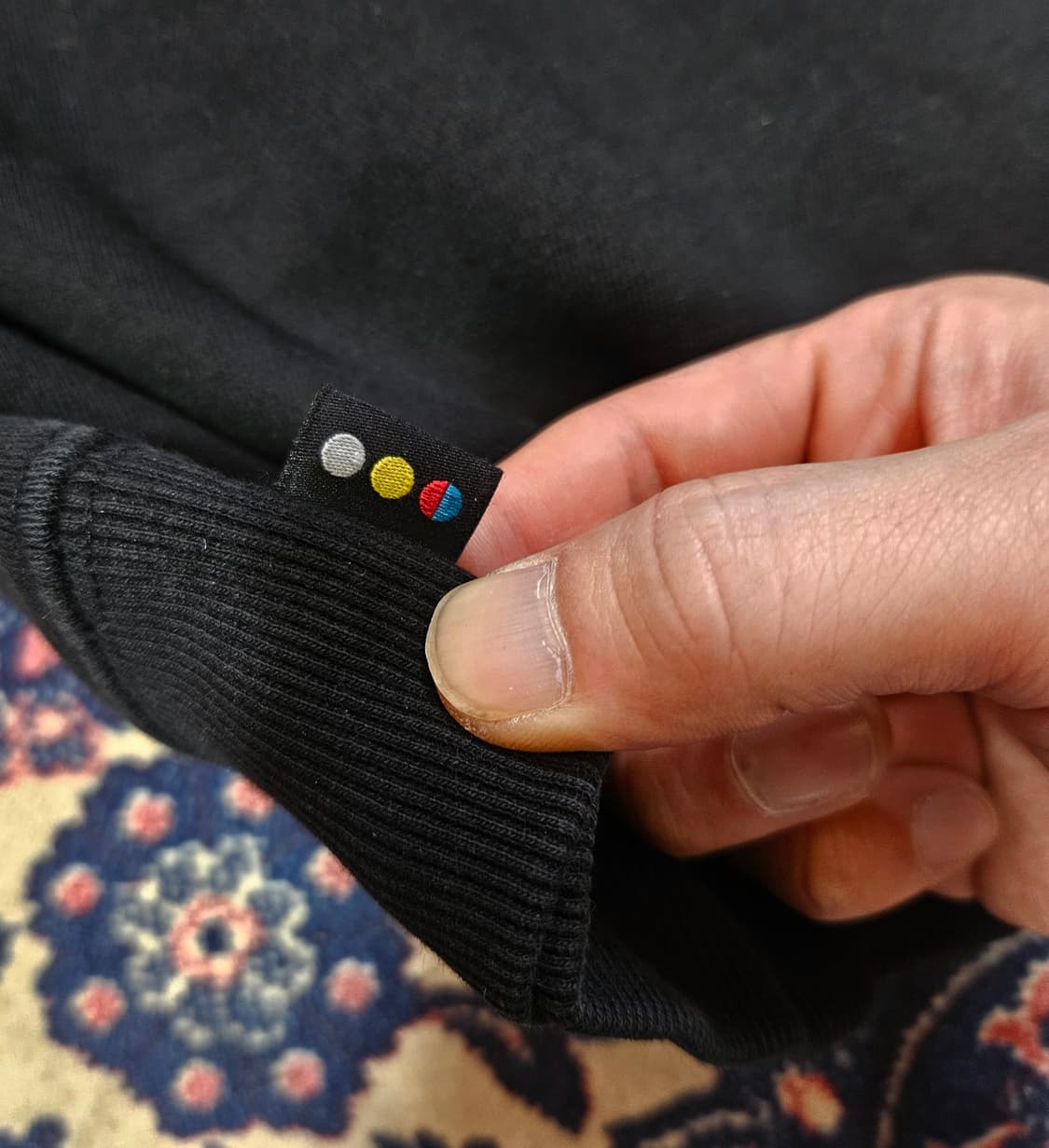 아이앱스튜디오 후드 블랙 화이트 L size 상품이미지6