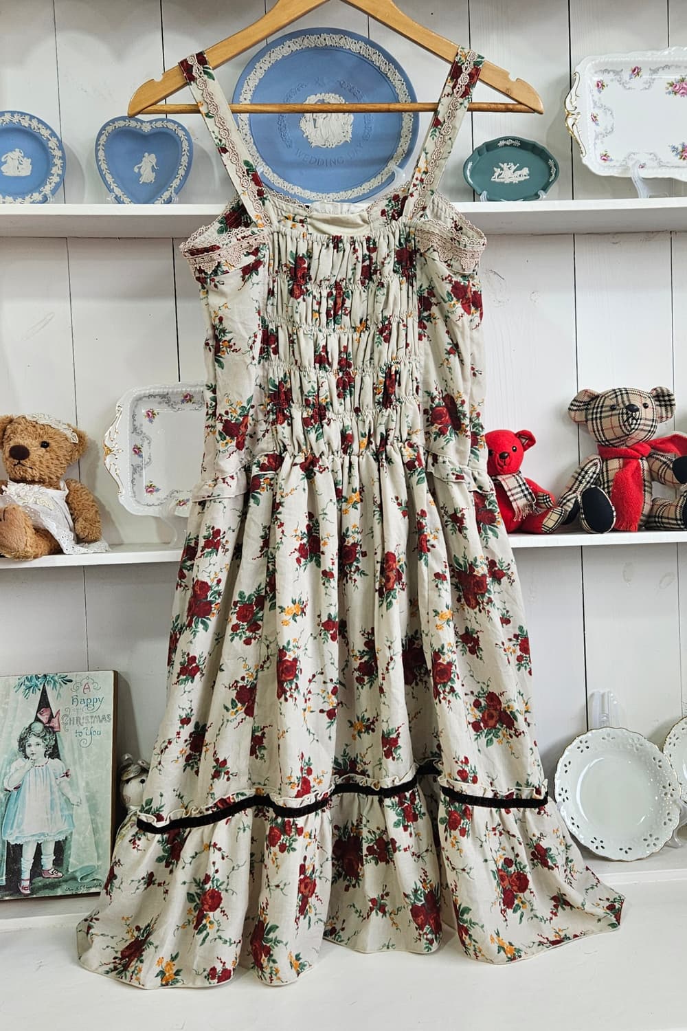 엑시즈팜(Axes Femme) 로즈 코르셋 레이스 원피스 상품이미지7