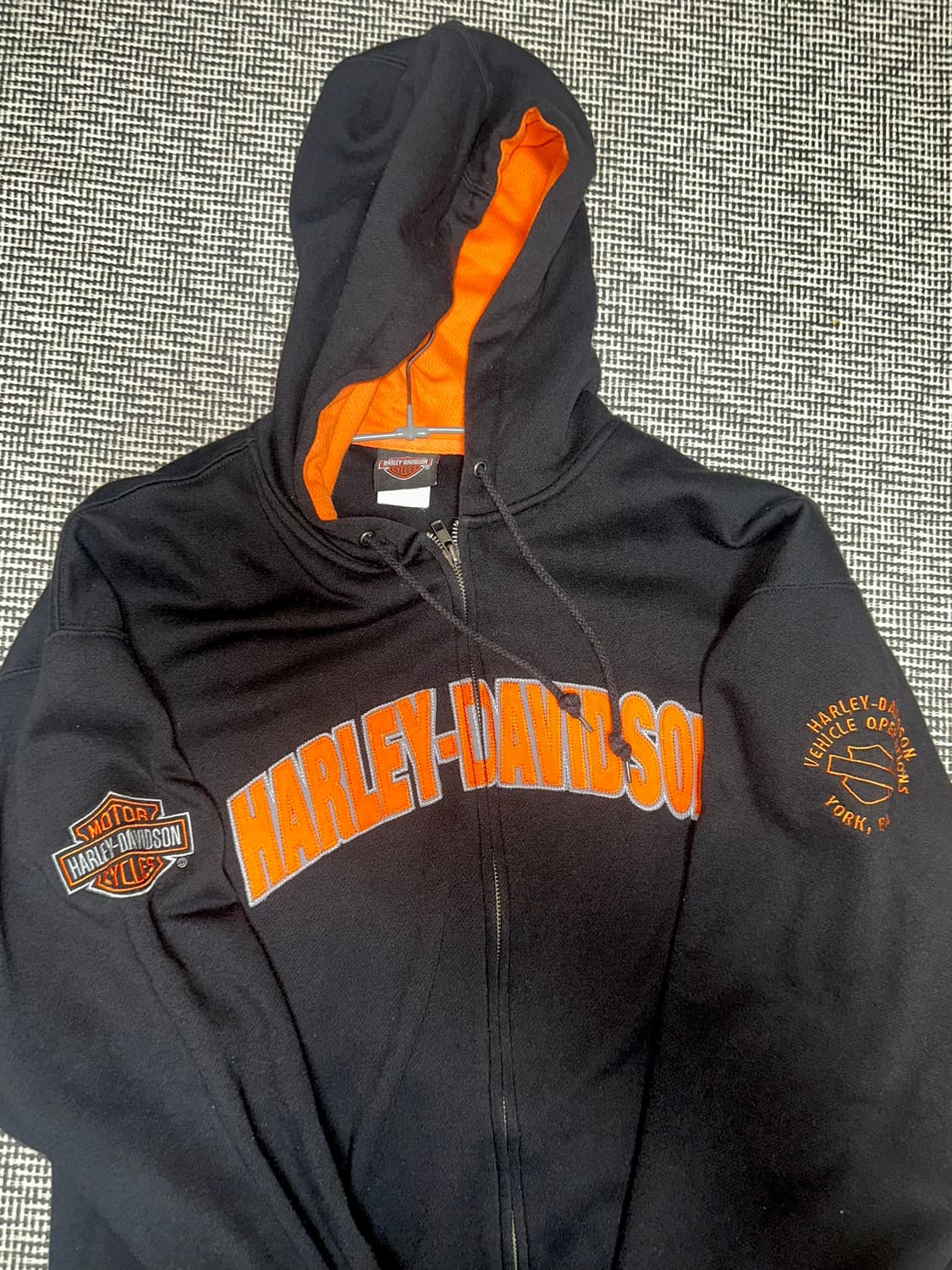할리데이비슨 후드집업 L 상품이미지1