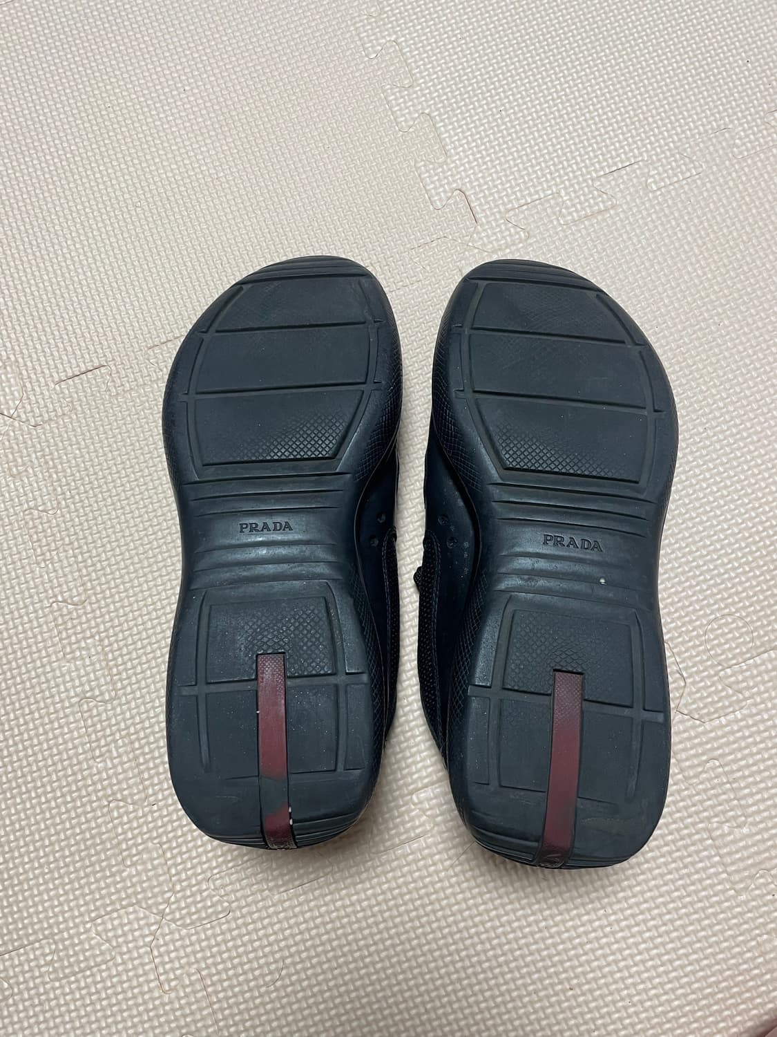 프라다 아메리카컵  스니커즈 블랙 7 정품 상품이미지4