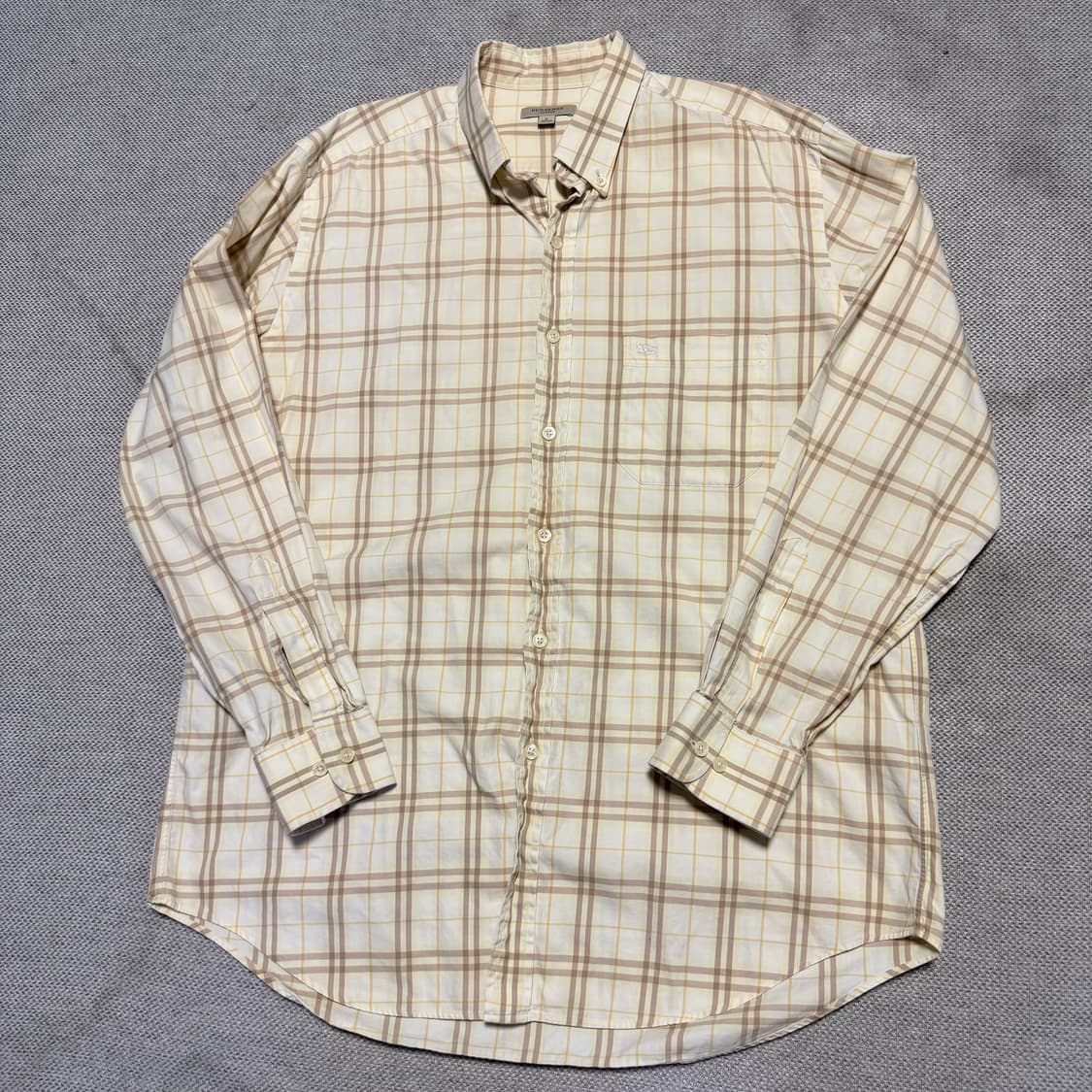 버버리 런던 코튼 체크 셔츠 상품이미지1