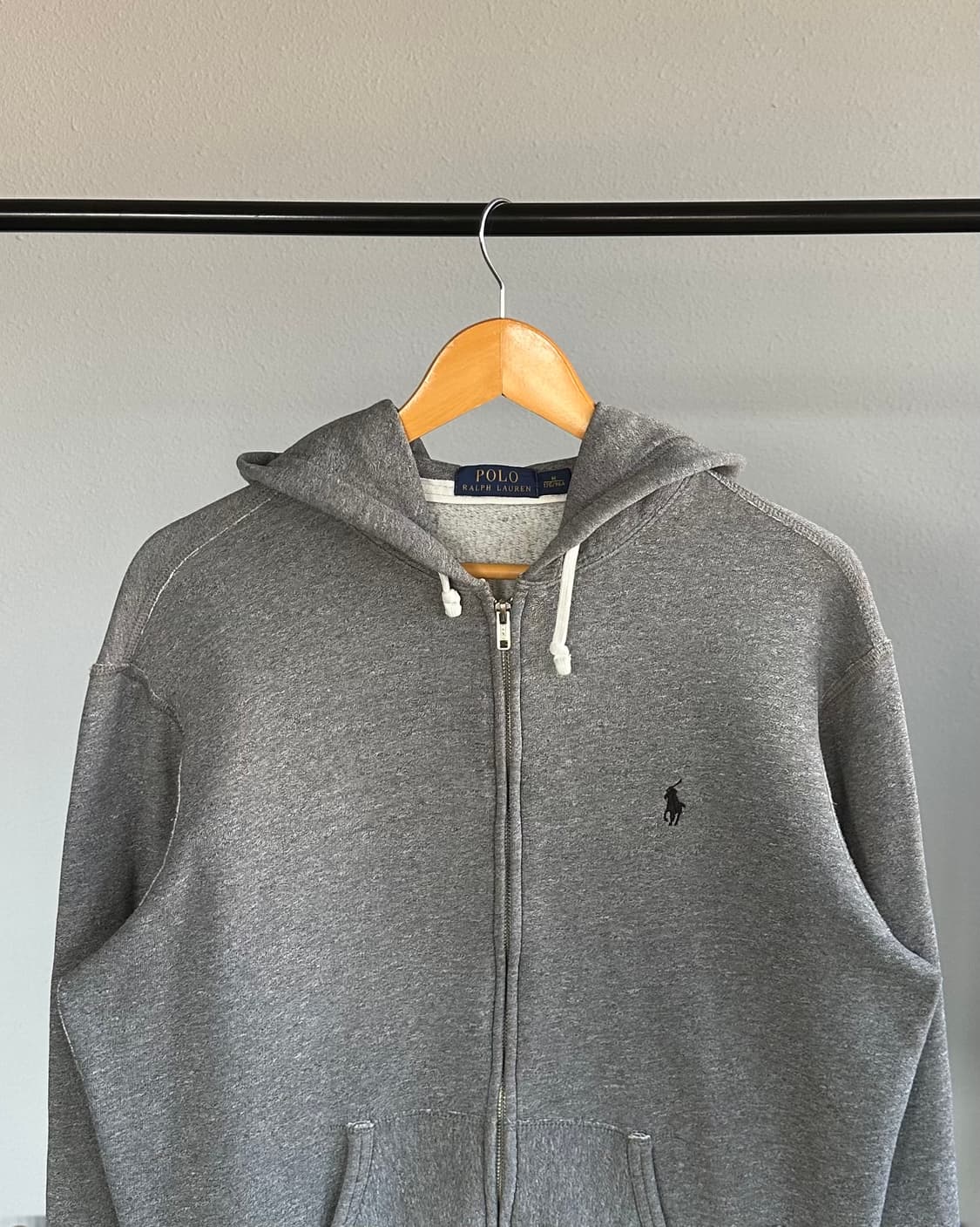 [M]폴로 랄프로렌 그레이 기모 후드집업 상품이미지2