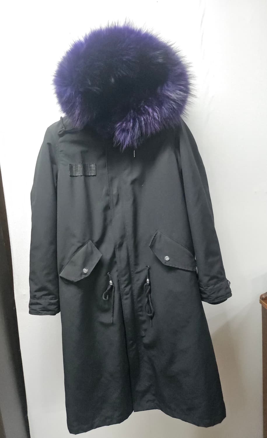 야상 퍼플퍼 롱 자켓 L 상품이미지1