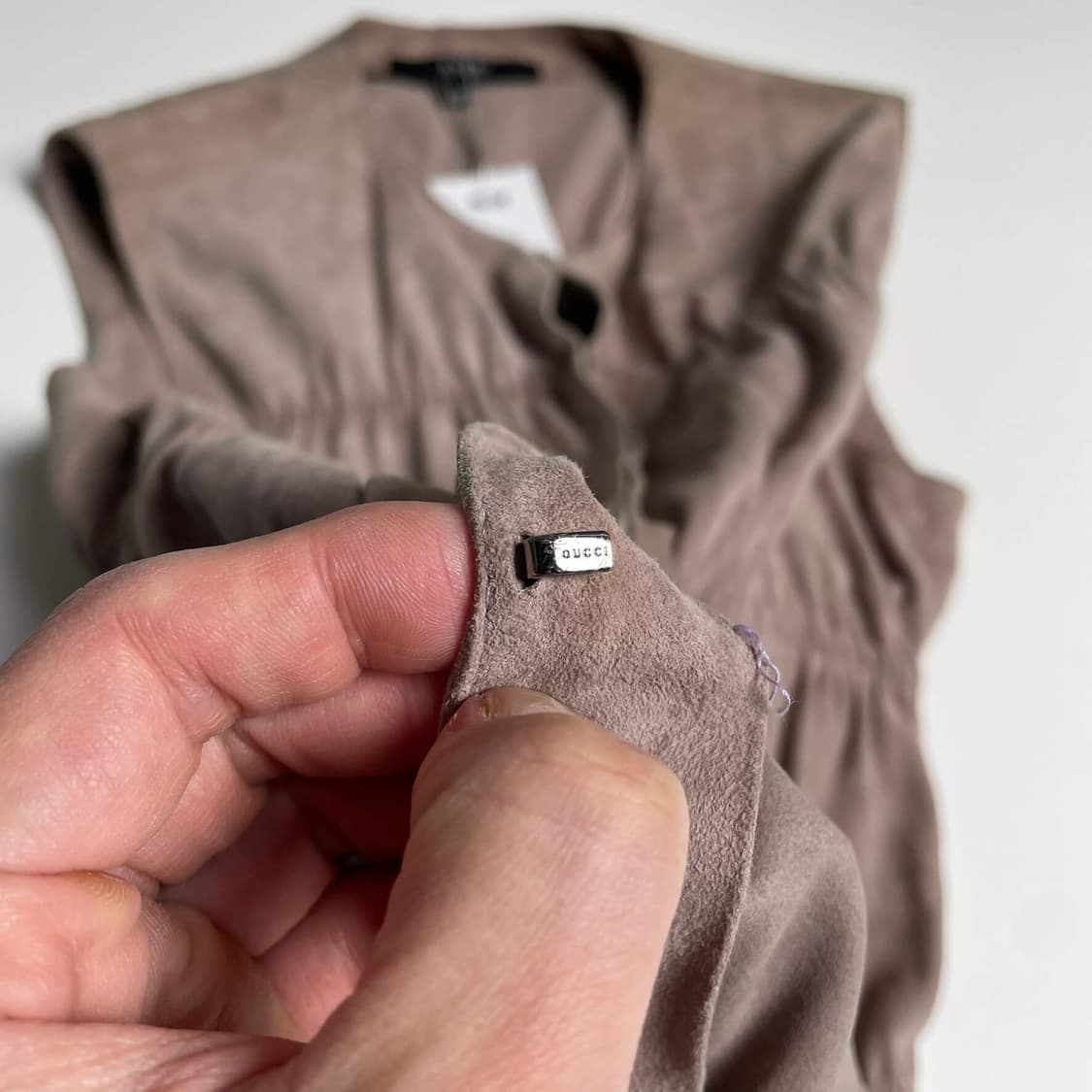 Gucci 스웨이드 셔링 베스트 (italy)   상품이미지7