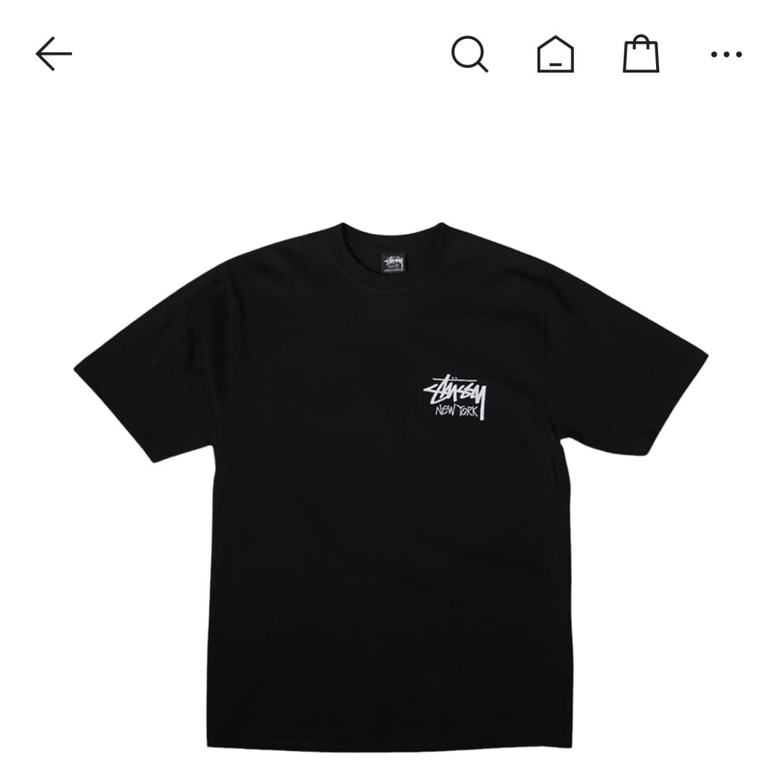 스투시 뉴욕 반팔 (M, 새상품) 상품이미지1