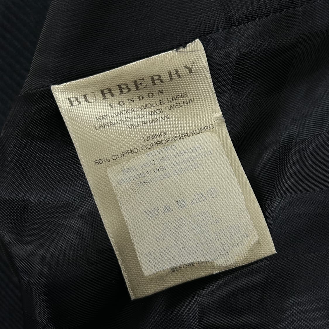 (매장판)버버리 네이비 숏 울 자켓(6) 상품이미지3