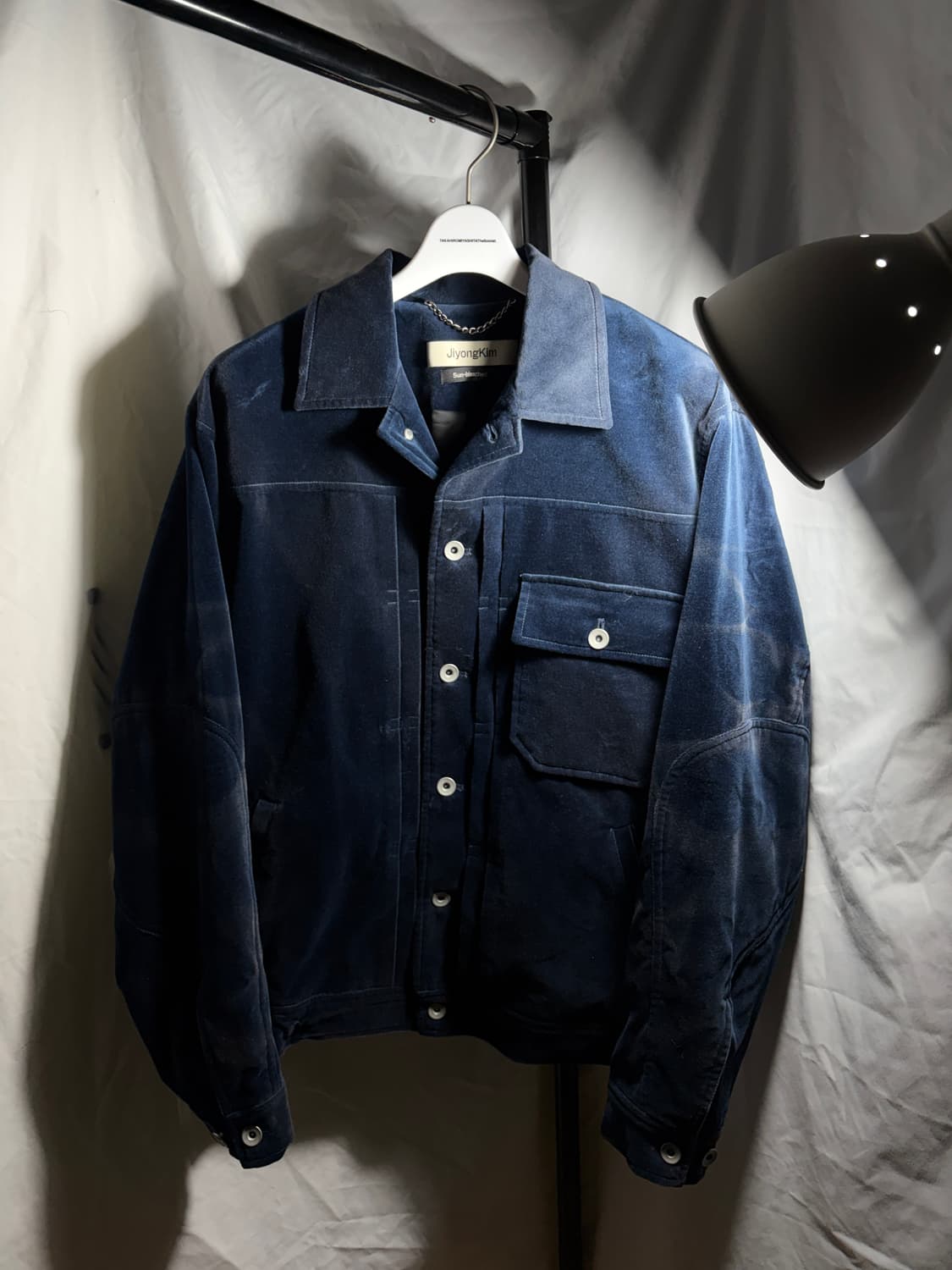 26SS 지용킴 벨벳 트러커 자켓 상품이미지1