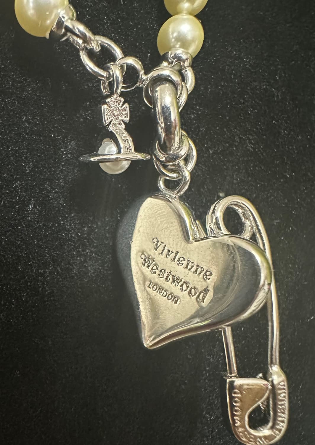 비비안웨스트우드 진주 목걸이 하트 팬던트 상품이미지5
