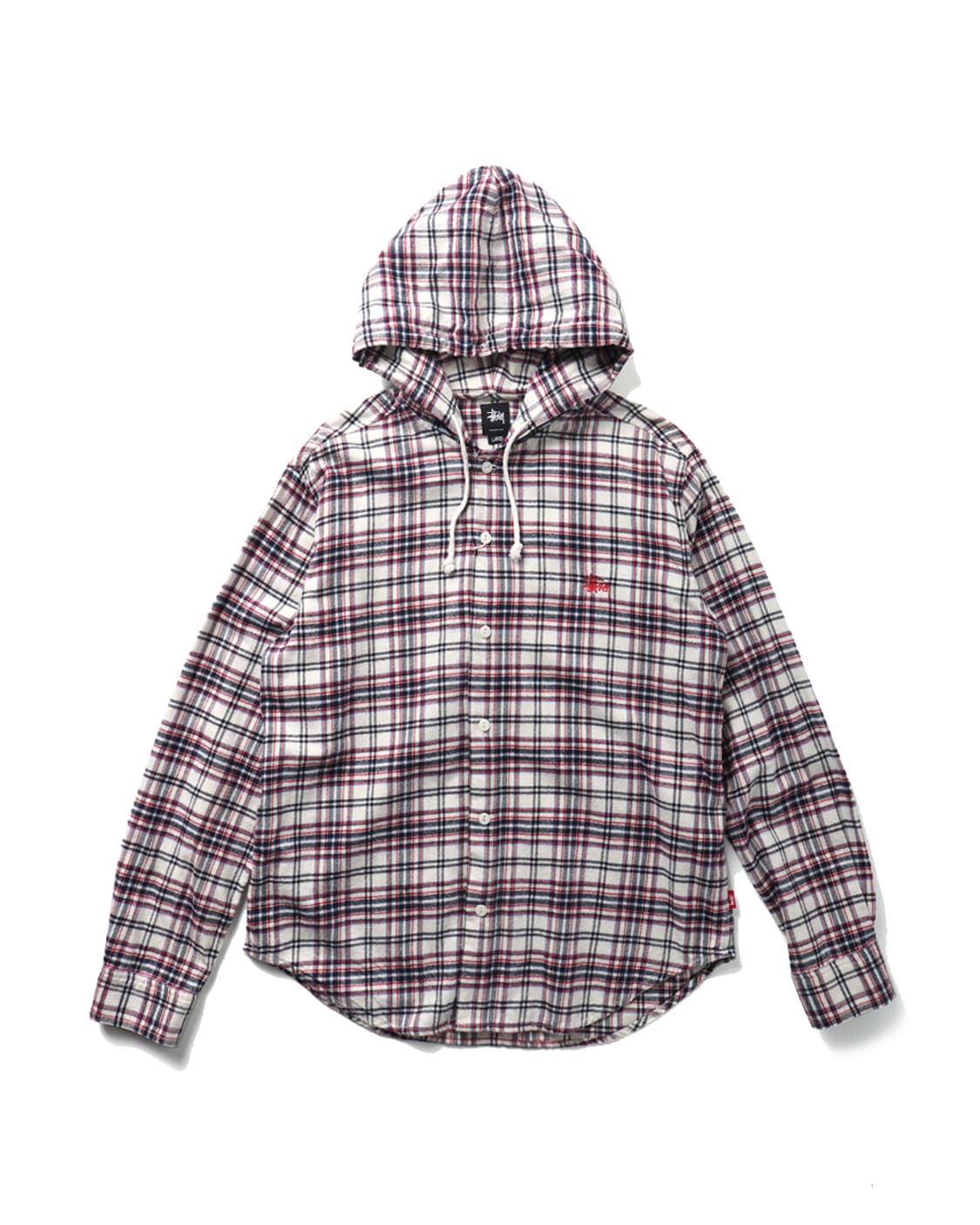 스투시 STUSSY Hooded Plaid Flannel Shirt 상품이미지2