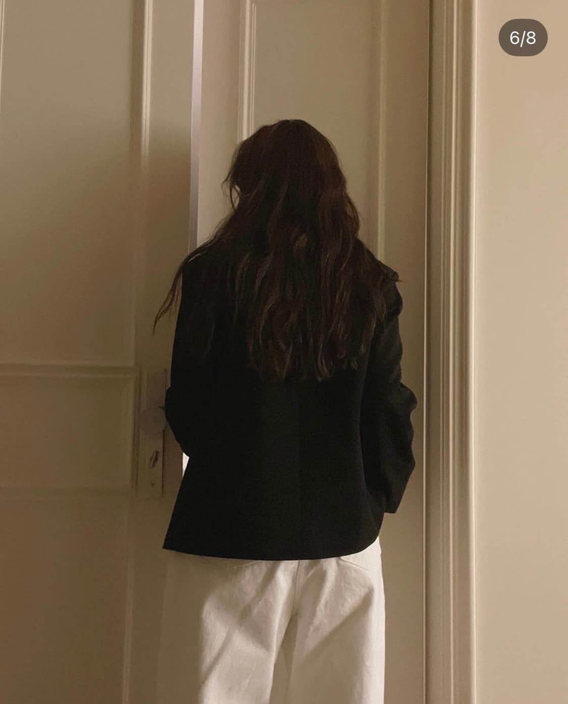 메이비베이비 디어리스트 Rohner 블랙 쓰리버튼 클래식 자켓 상품이미지4