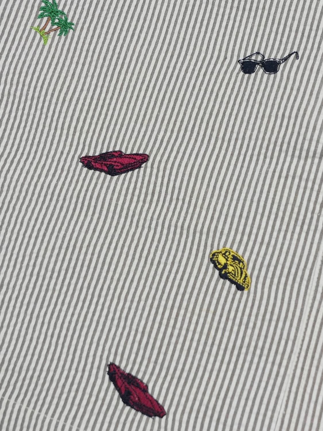 Beams Boy embroidered seersucker skirt 상품이미지1