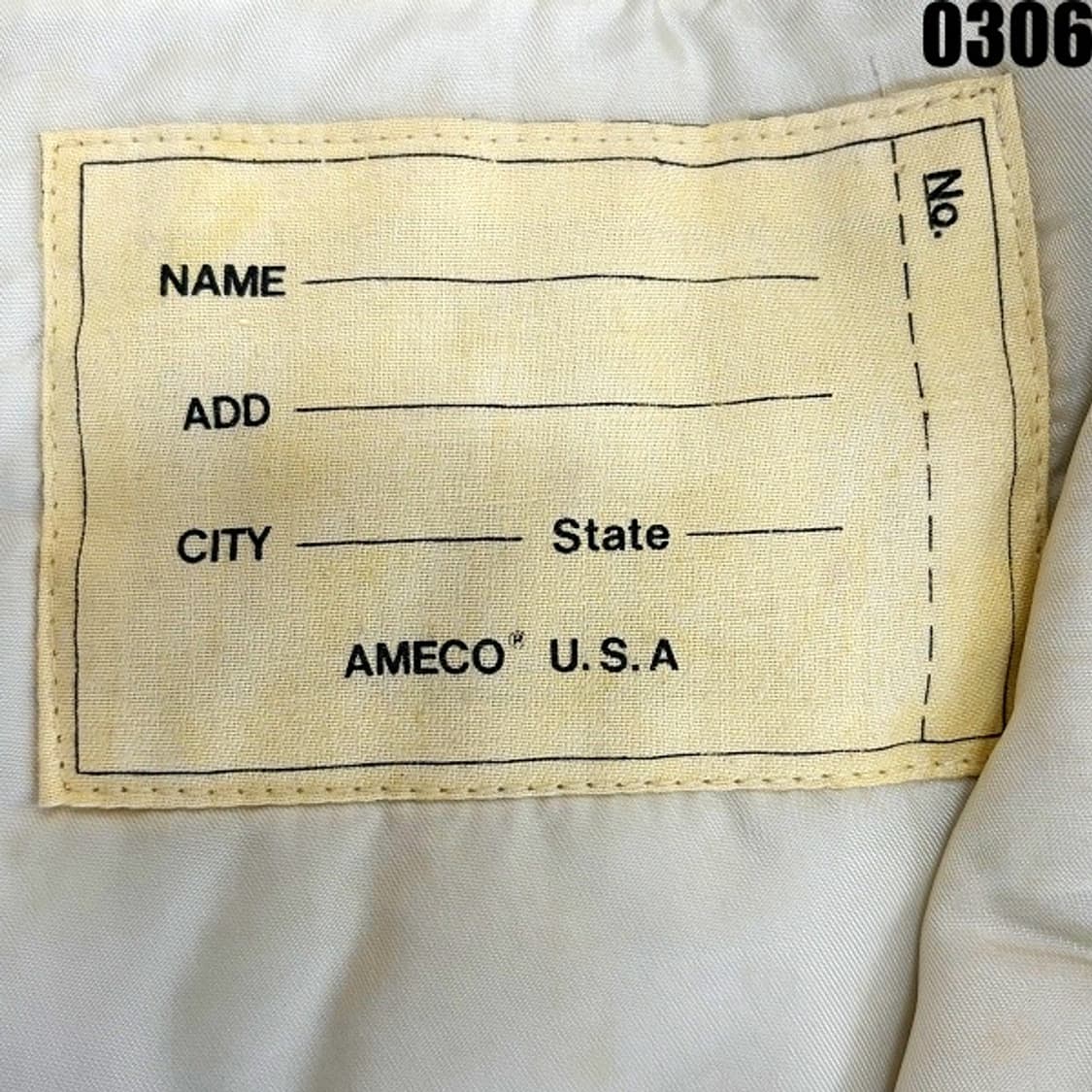 미 공군 A-2 타입 항공점퍼 레더 플라이트 자켓 M 0306 상품이미지8