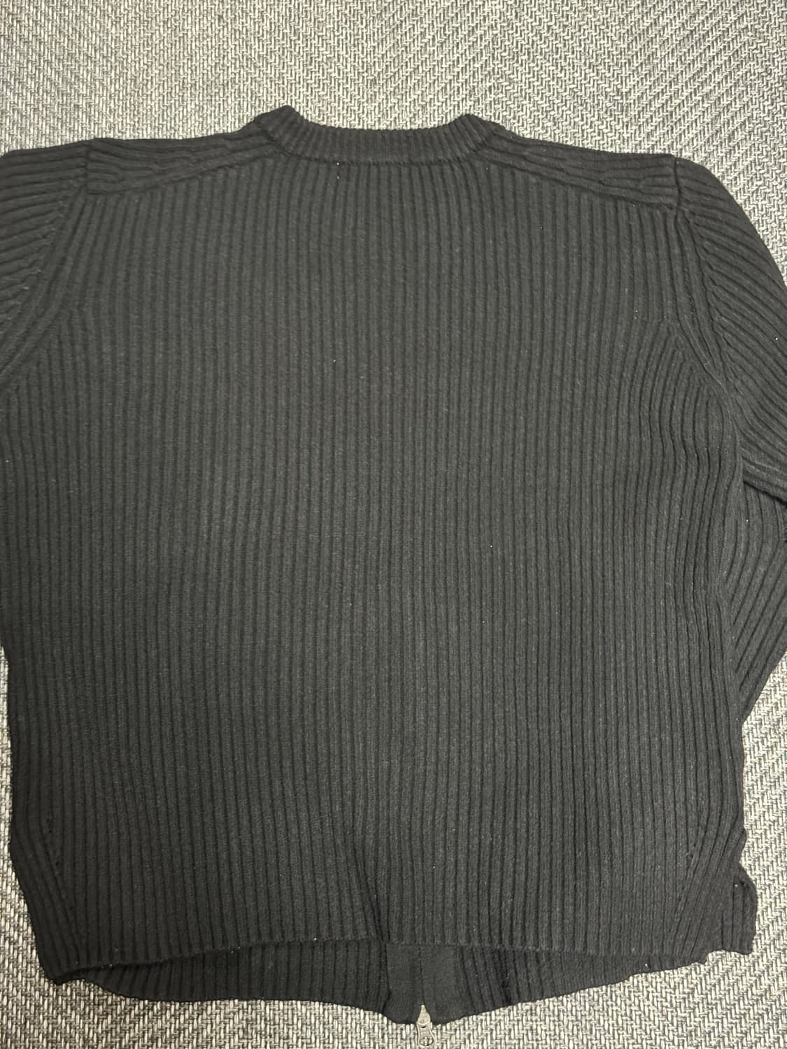 노이어 울 리브드 집업 가디건 50 상품이미지4