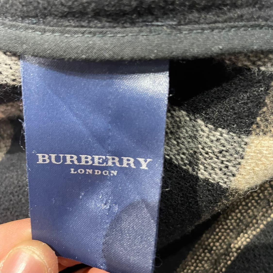 버버리 체크 후드 더플코트 상품이미지8