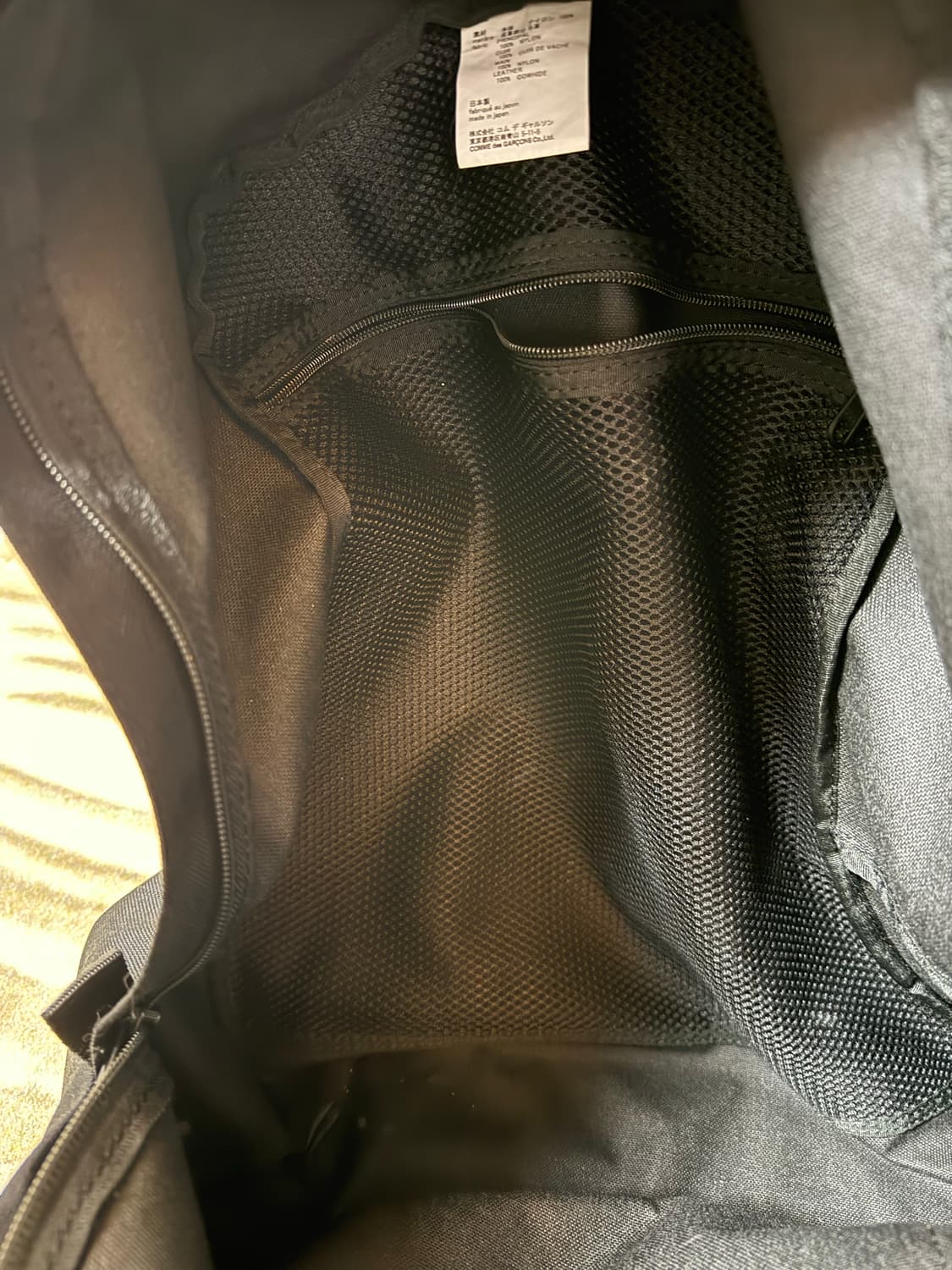 꼼데가르송 옴므플러스 오버사이즈 나일론 백팩 상품이미지5