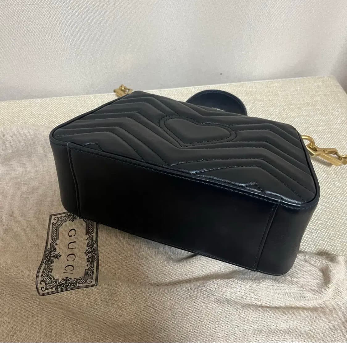 구찌 GG 마몬트 미니 탑 핸들백 상품이미지5