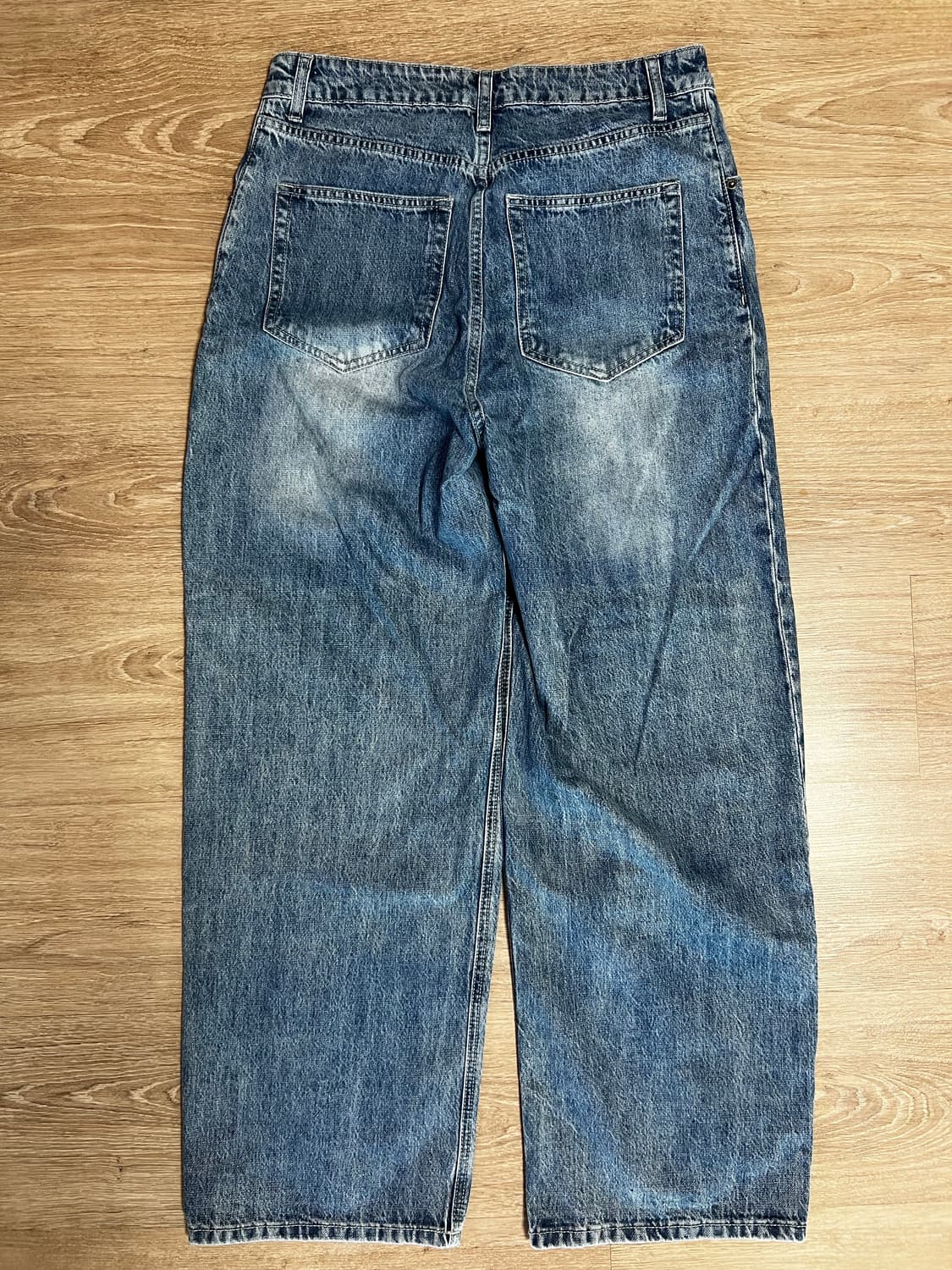 비긴202 원턱 와이드 데님팬츠 상품이미지2