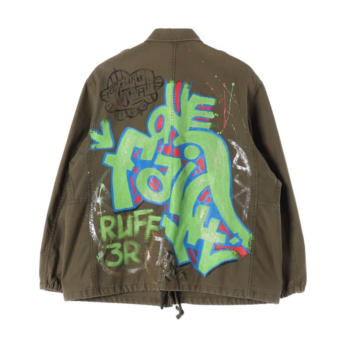 이바나 밀라노 페인트 스플래터 코튼 필드 자켓 F 상품이미지2