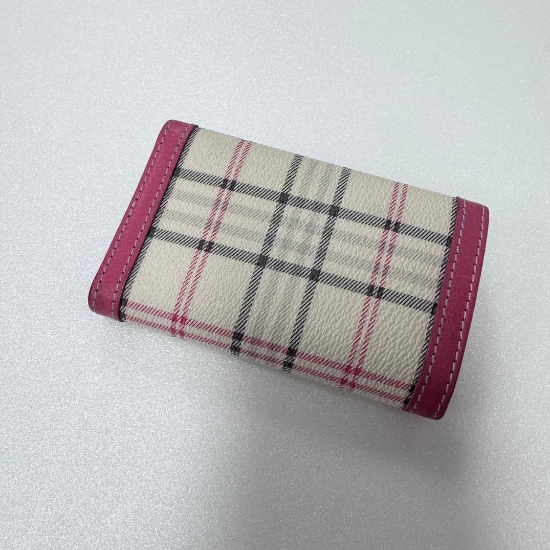 Beanpole 빈폴 핑크 미니 키링 3단 지갑 상품이미지6