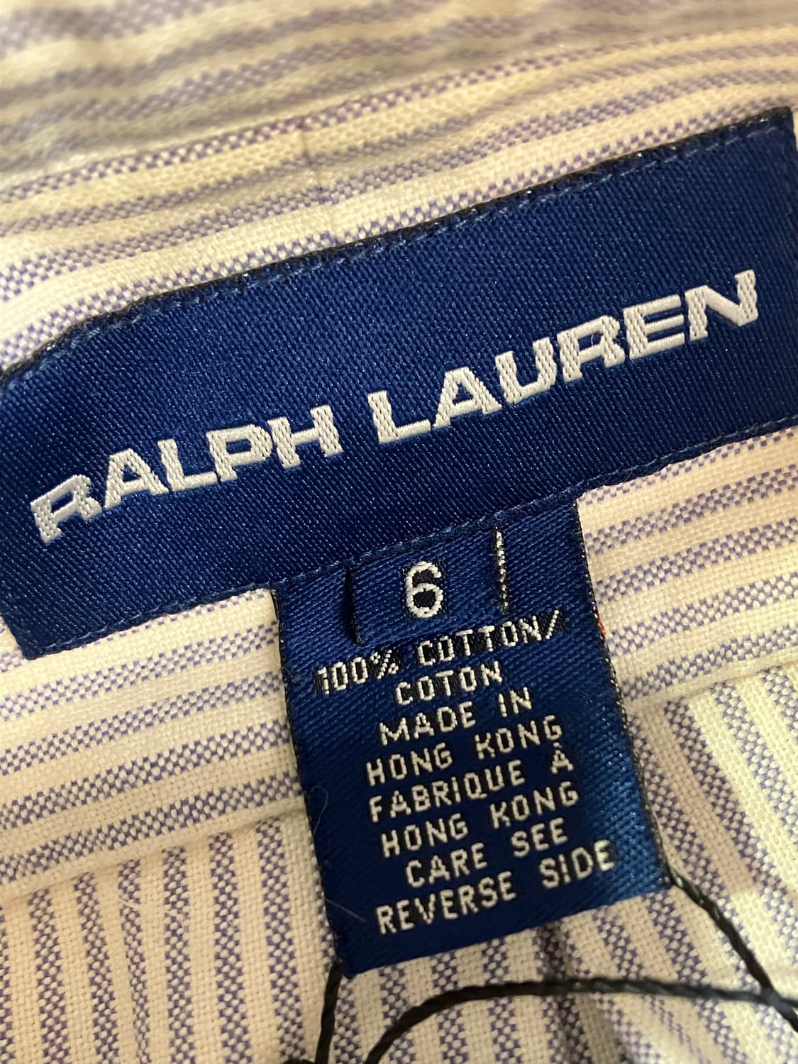 폴로 랄프로렌 스트라이프 셔츠 스카이블루   #csz2608 상품이미지5